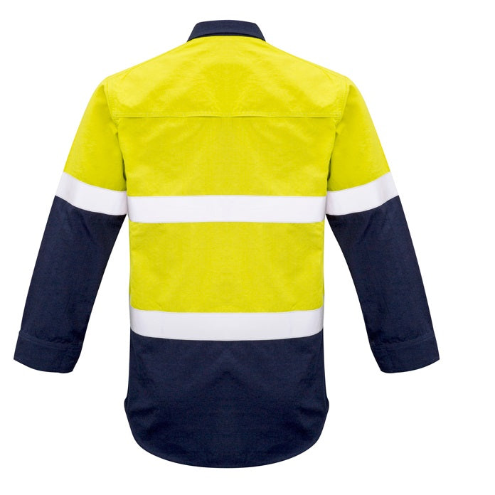 Syzmik ZW132 Mens Fire Amour HiVis Taped Spliced Shirt