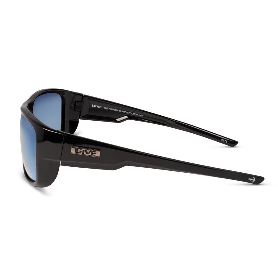 Liive Vision L0721A The Admiral - Mirror Polar Black