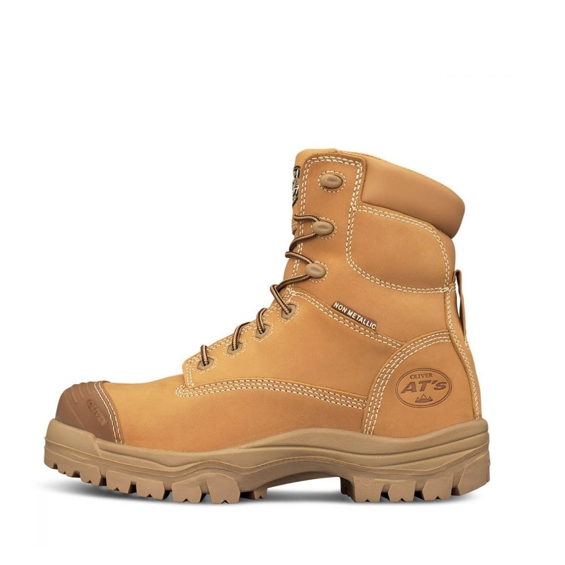 Oliver 45-632Z Wheat Zip Side Composite Safety Boots Wheat