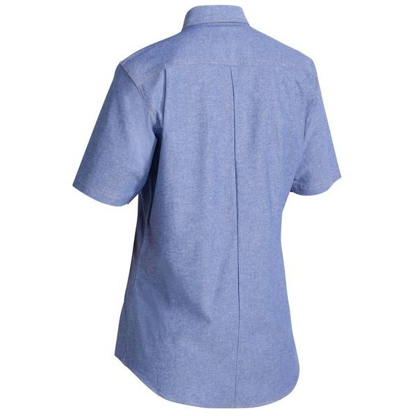 Bisley B71407L Womens Chambray Short Sleeve Shirt