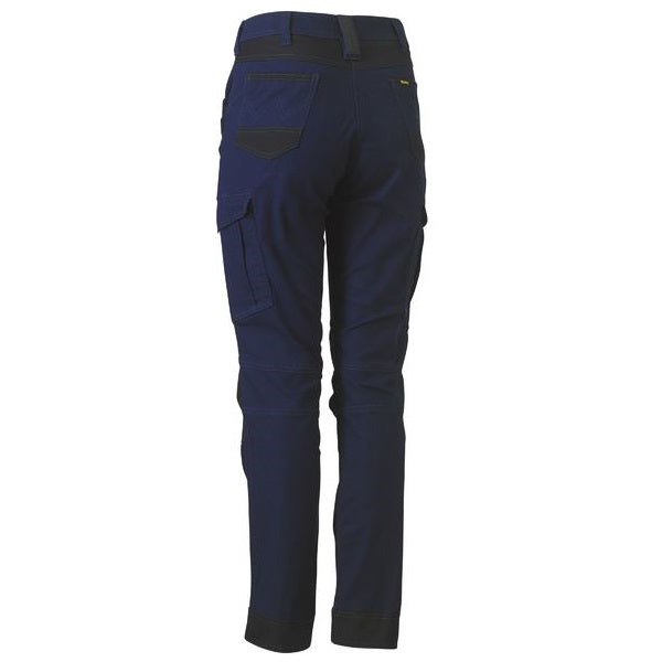 Bisley BPL6044 Women's Flex&Move™ Cargo Pants - Navy colour - Back view