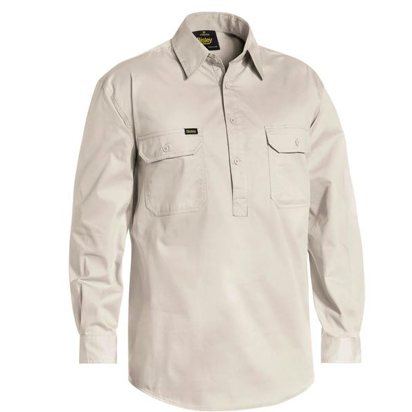 Bisley BSC6820 Closed Front Lightweight Drill L/S Shirt