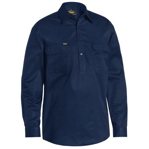 Bisley BSC6820 Closed Front Lightweight Drill L/S Shirt