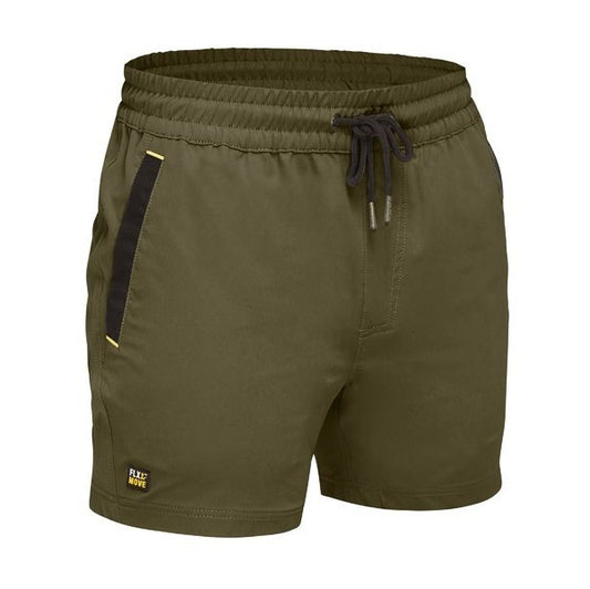 Bisley BSH1331 Flex&Move™ 4-Way Stretch Elastic Waist Short