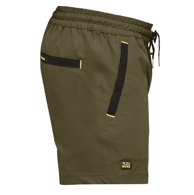 Bisley BSH1331 Flex&Move™ 4-Way Stretch Elastic Waist Short