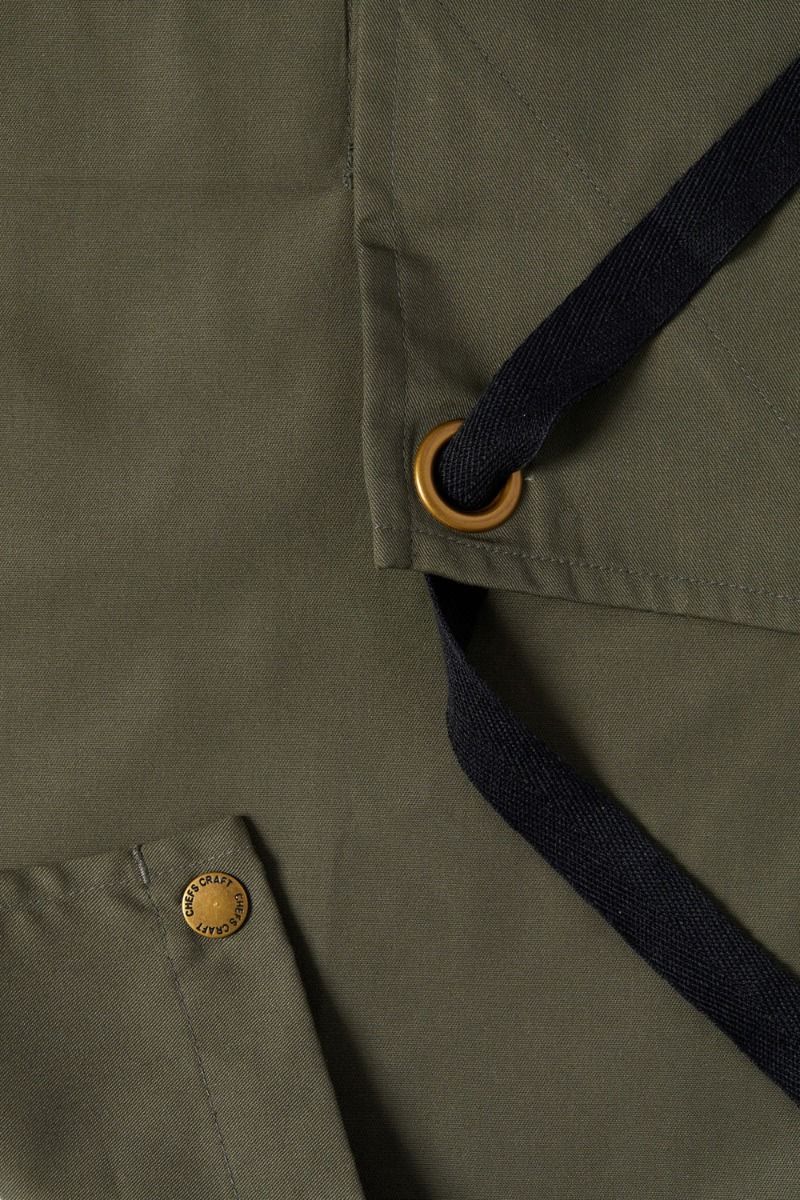 Chefscraft CA031 Full Bib Apron with Pockets 80cm x 92cm