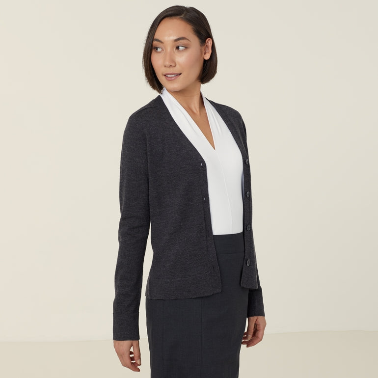 NNT CAT518 Pure Wool V-Neck Cardigan