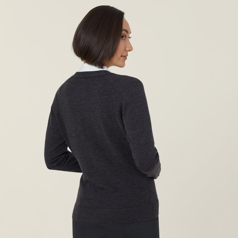 NNT CAT518 Pure Wool V-Neck Cardigan