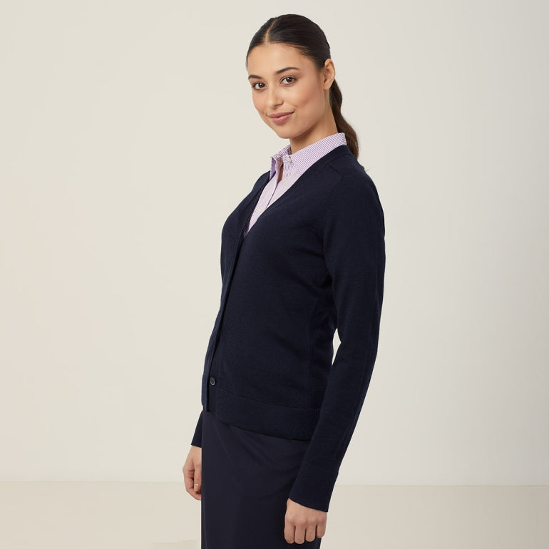 NNT CAT518 Pure Wool V-Neck Cardigan
