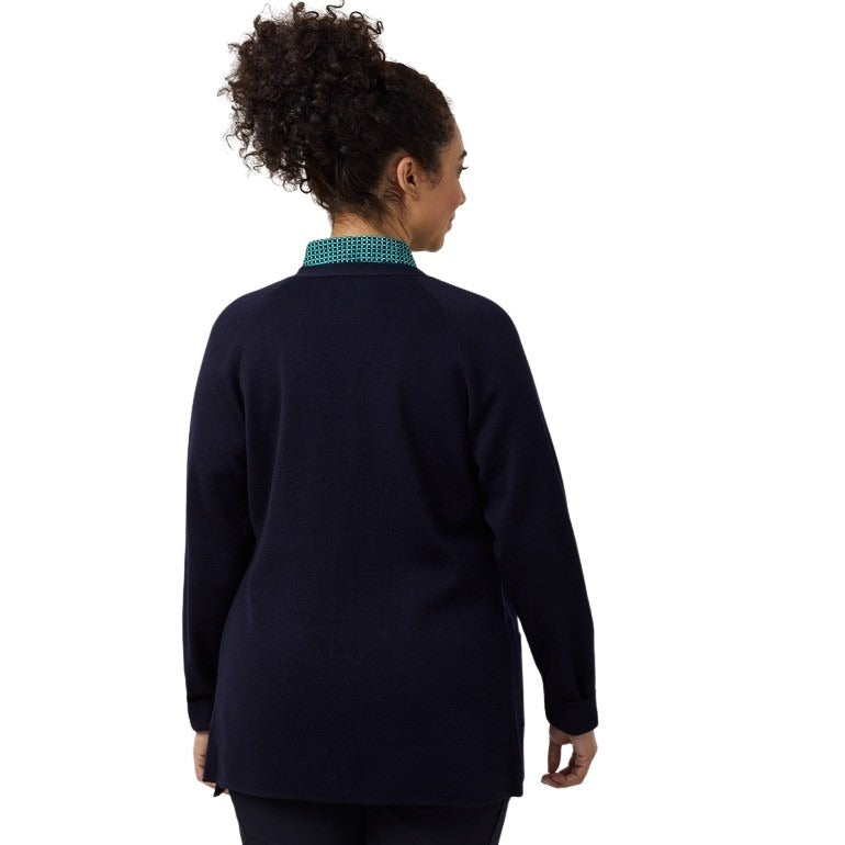 NNT CAT51C V-Neck Cardigan Dark