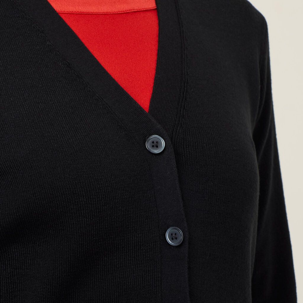 NNT CAT5BR Ladies V Neck Cardigan