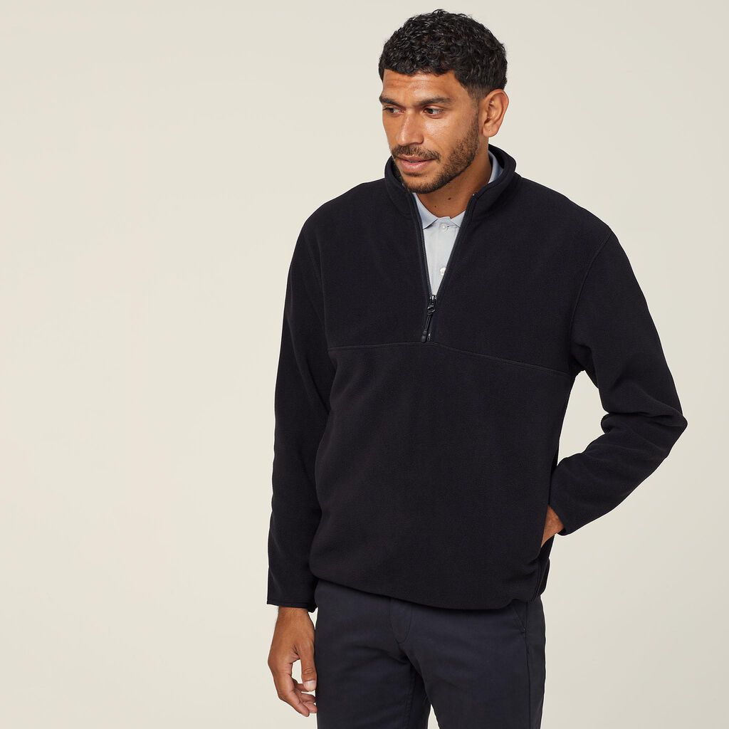 NNT CATBE9 Polar Fleece Zip Neck Pullover
