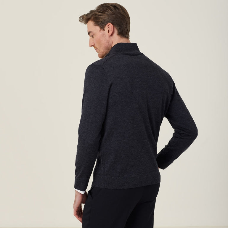 NNT CATE37 Long Sleeve Zip Neck Jumper