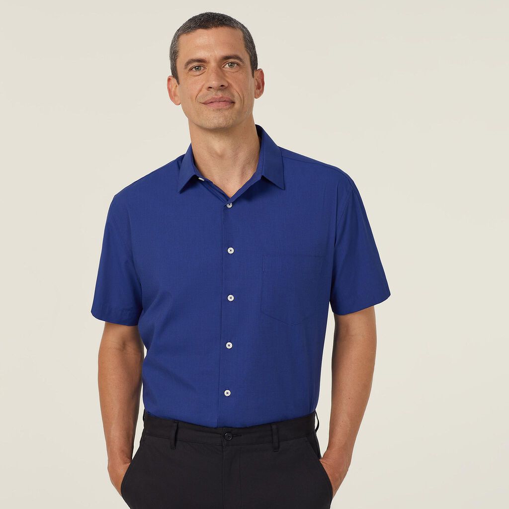 NNT CATJB7 Textured Mens Short Sleeve Shirt