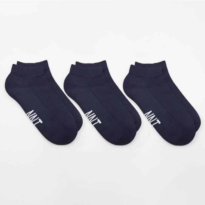 NNT CATKFN Bamboo Ankle Sock 3 Pack