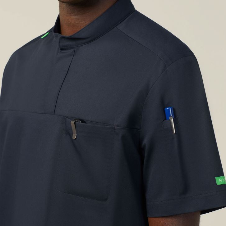 NNT CATRFN Next-Gen Antibacterial Active Doherty Mandarin Collar Scrub Top