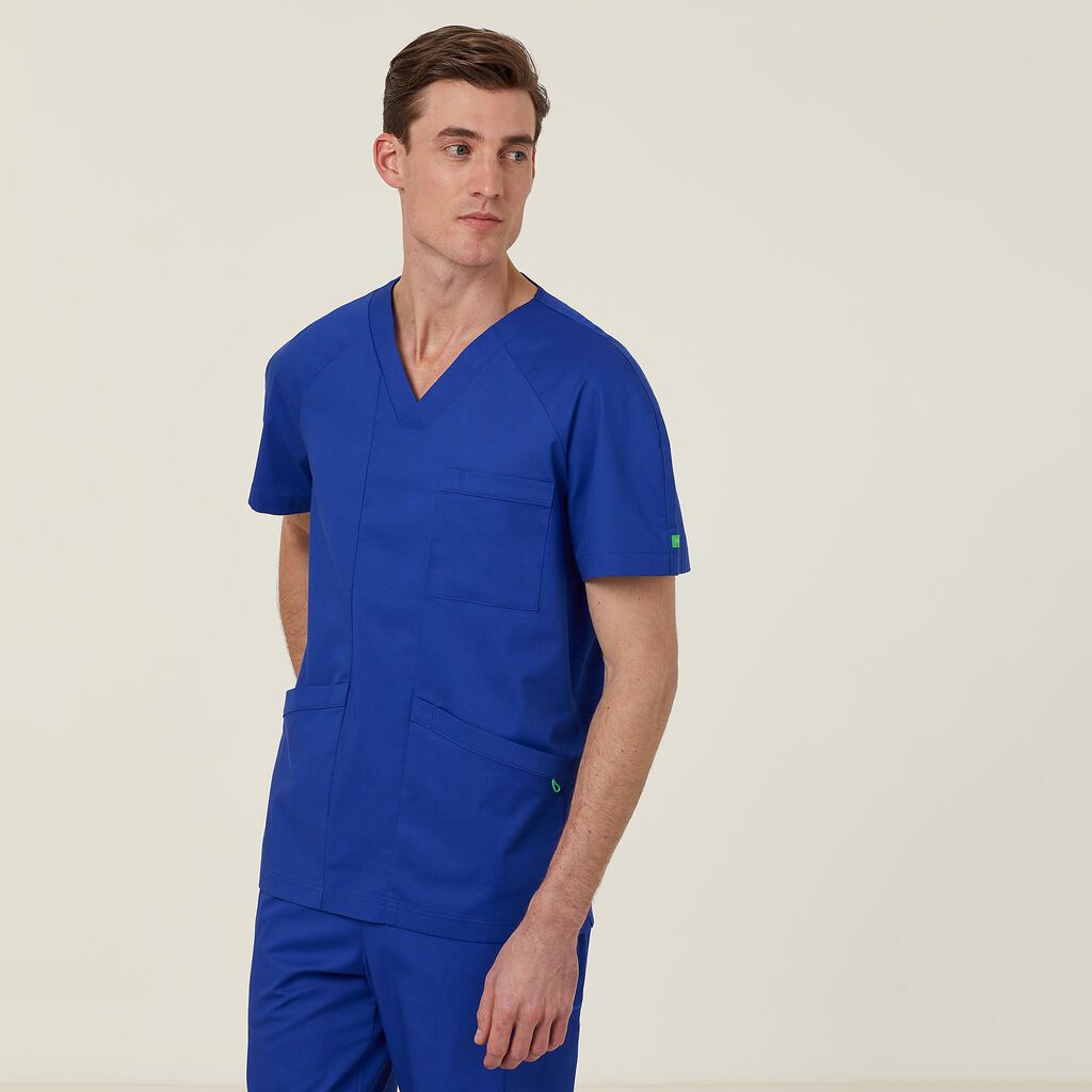 NNT CATRFV Unisex Carl V-Neck Style Scrub Top