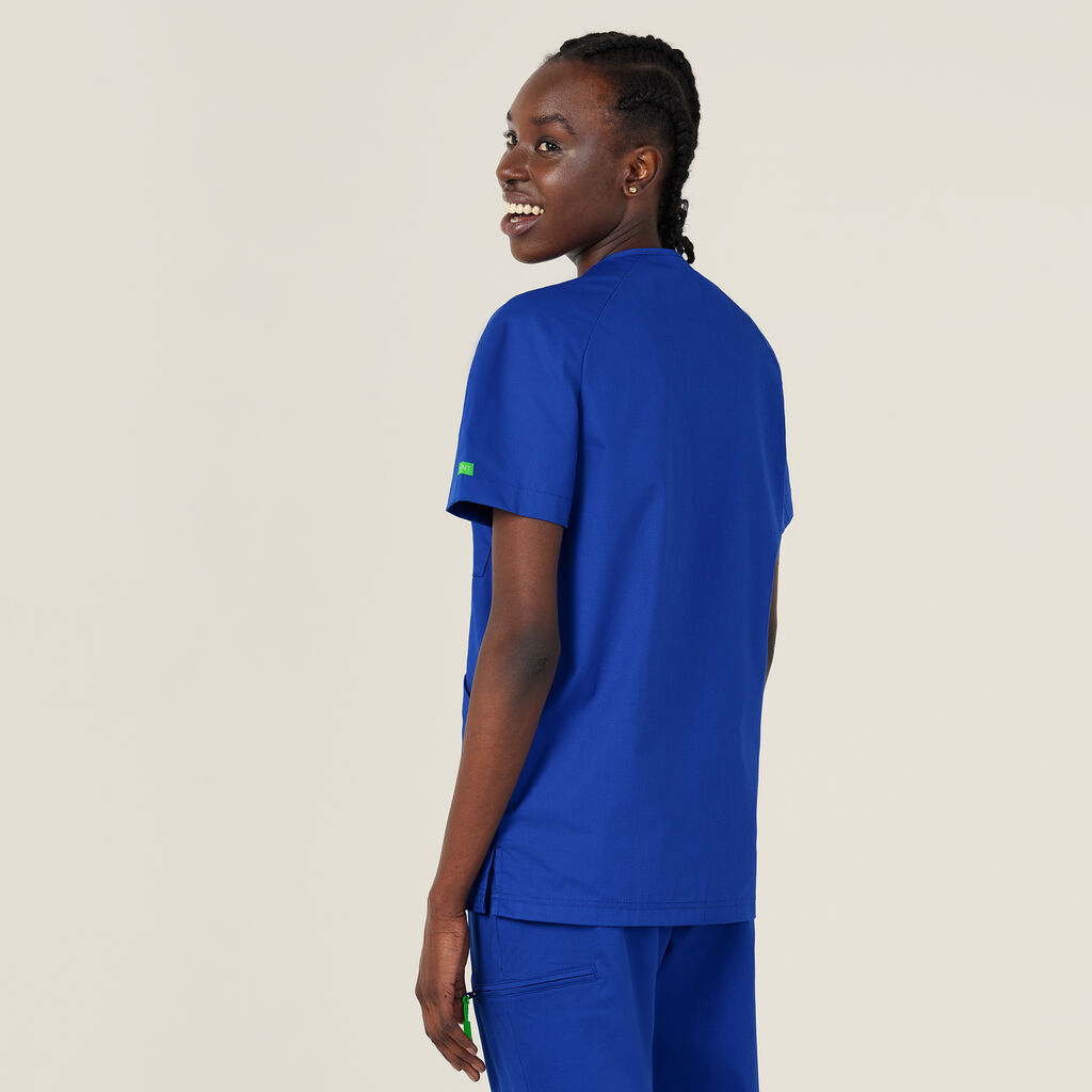 NNT CATRFV Unisex Carl V-Neck Style Scrub Top