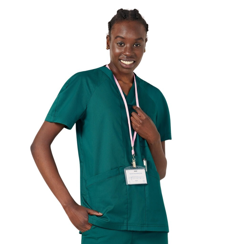 NNT CATRFV Unisex Carl V-Neck Style Scrub Top