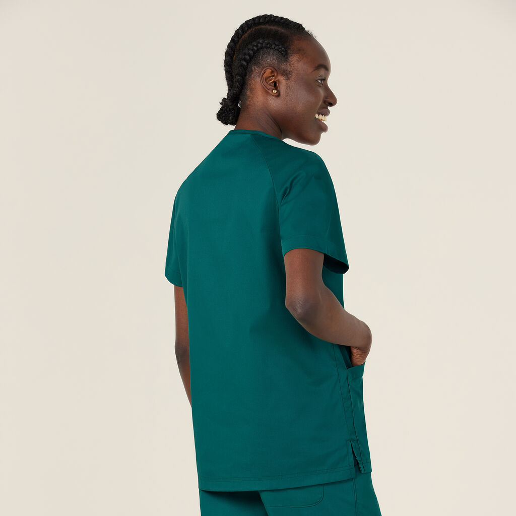 NNT CATRFV Unisex Carl V-Neck Style Scrub Top