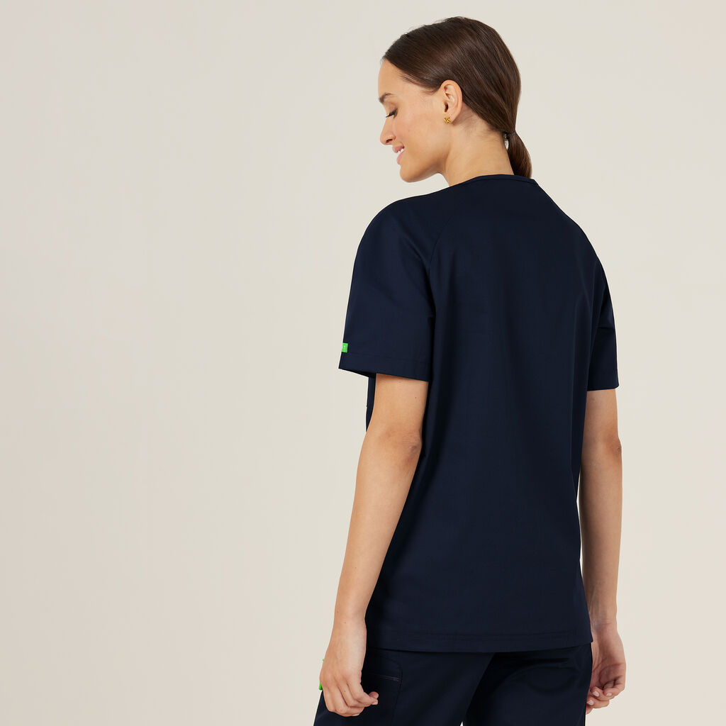 NNT CATRFV Unisex Carl V-Neck Style Scrub Top