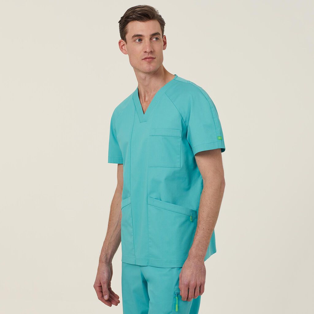 NNT CATRFV Unisex Carl V-Neck Style Scrub Top