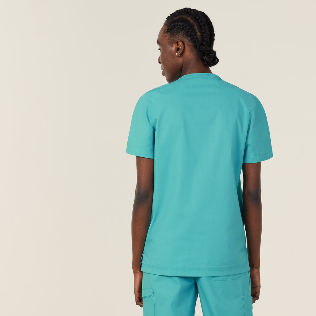 NNT CATRFV Unisex Carl V-Neck Style Scrub Top
