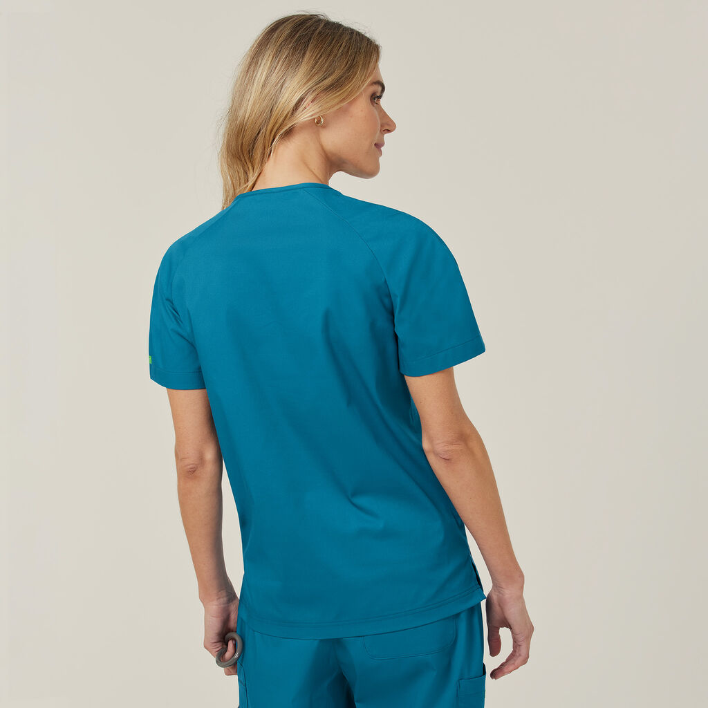 NNT CATRFV Unisex Carl V-Neck Style Scrub Top
