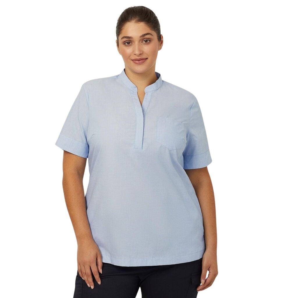 NNT CATUGA Textured Short Sleeve Tunic