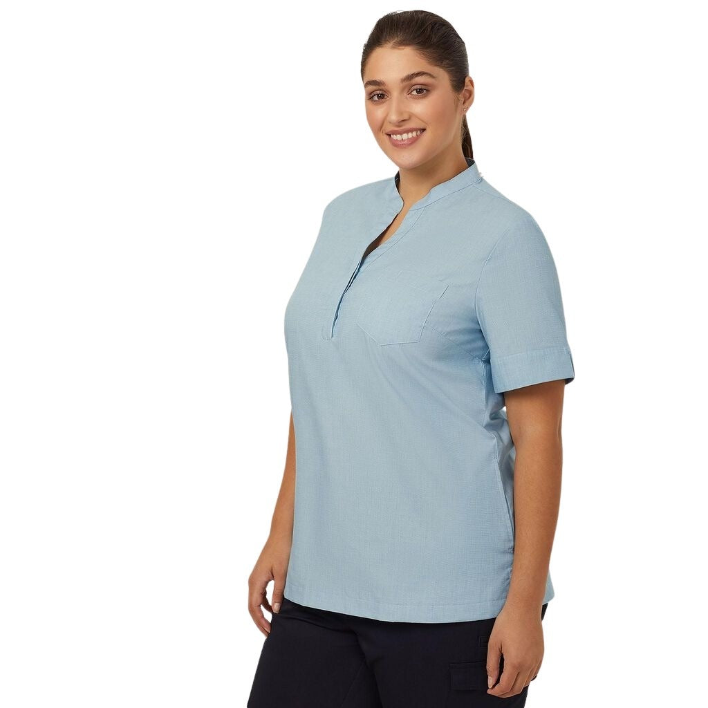 NNT CATUGA Textured Short Sleeve Tunic