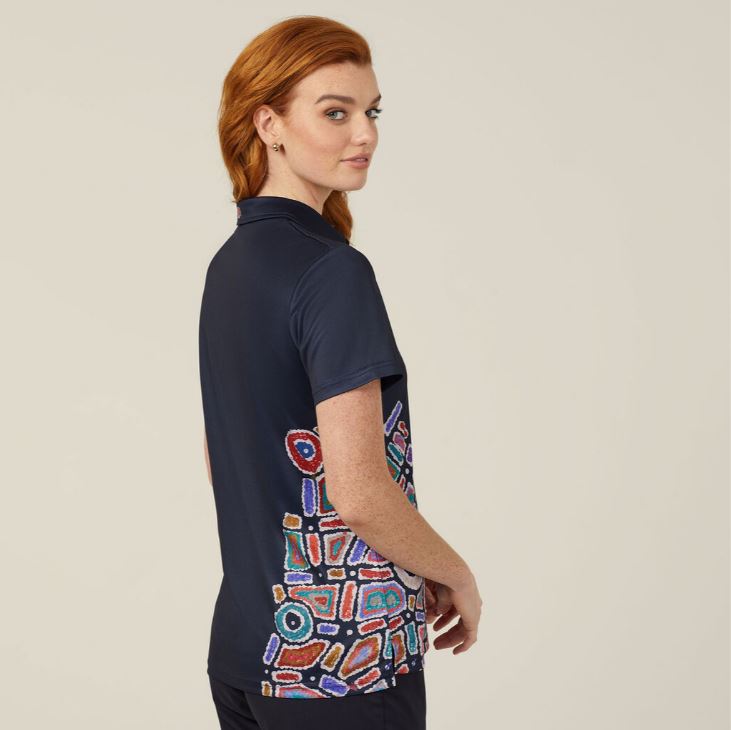 NNT CATUQV Indigenous Print Polo