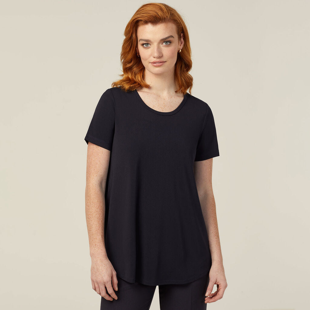 NNT CATUQW Matt Jersey Short Sleeve Swing Top
