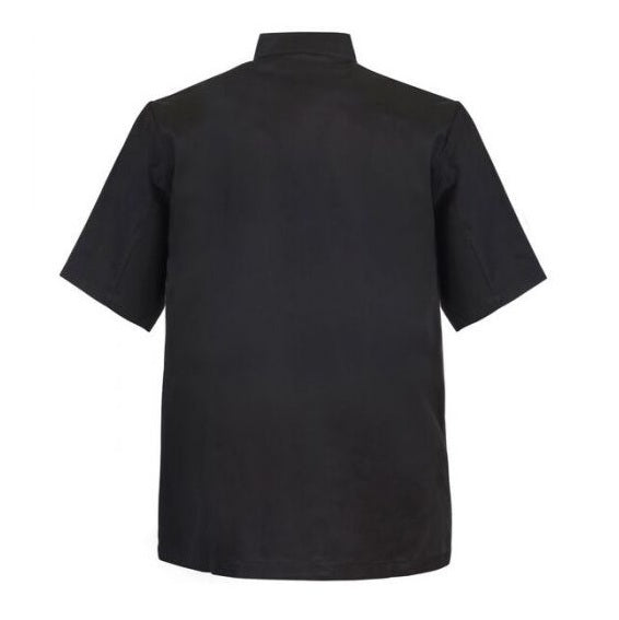 Chefscraft CJ041 DISCONTINUED Chefs S/S Tunic with Concealed Front