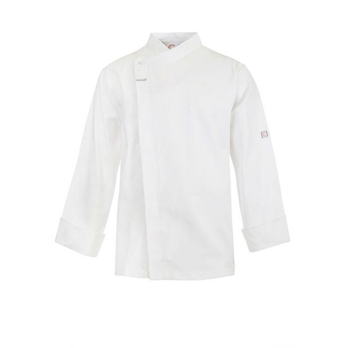 Chefscraft CJ043 DISCONTINUED Unisex Chefs L/S Tunic with Concealed Front