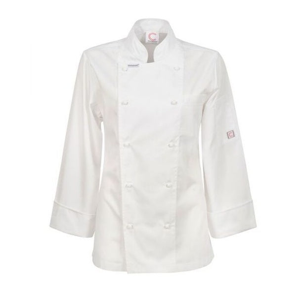 Chefscraft CJL20 Ladies Executive Chef Jacket L/S Jacket Lightweight