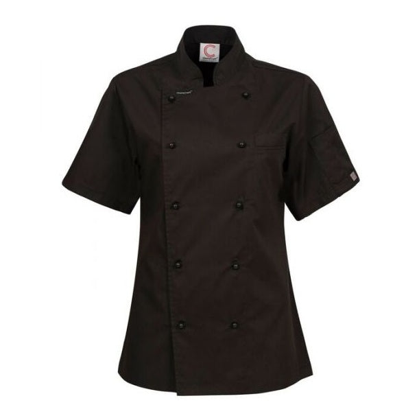 Chefscraft CJL22 Ladies Executive Chef Jacket Short Sleeve Jacket Lightweight