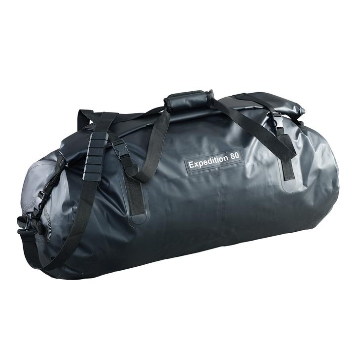 CARIBEE 58181 Expedition 80L waterproof kit bag Black