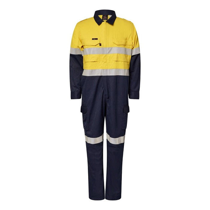 FlameBuster FCT005A Torrent HRC2 HiVis 2-Tone Coverall FR Reflective Tape