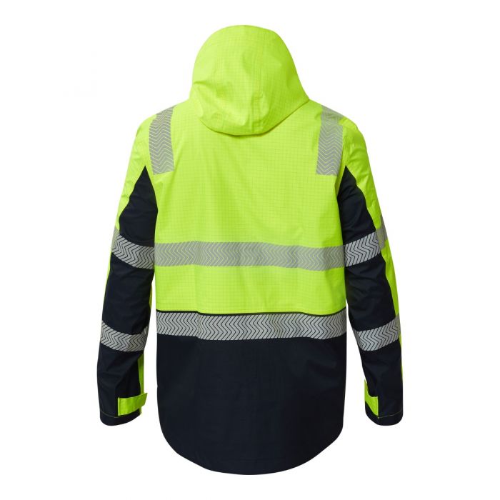 FlameBuster FJV032 FR HiVis Wet Weather 3-in-1 Segmented Reflective Jacket