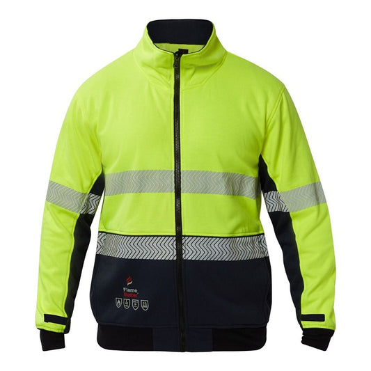 FlameBuster FJV034 FR HiVis Segmented Reflective Fleece