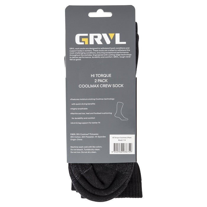 Grvl-S4 Hi Torque 2 Pk Socks