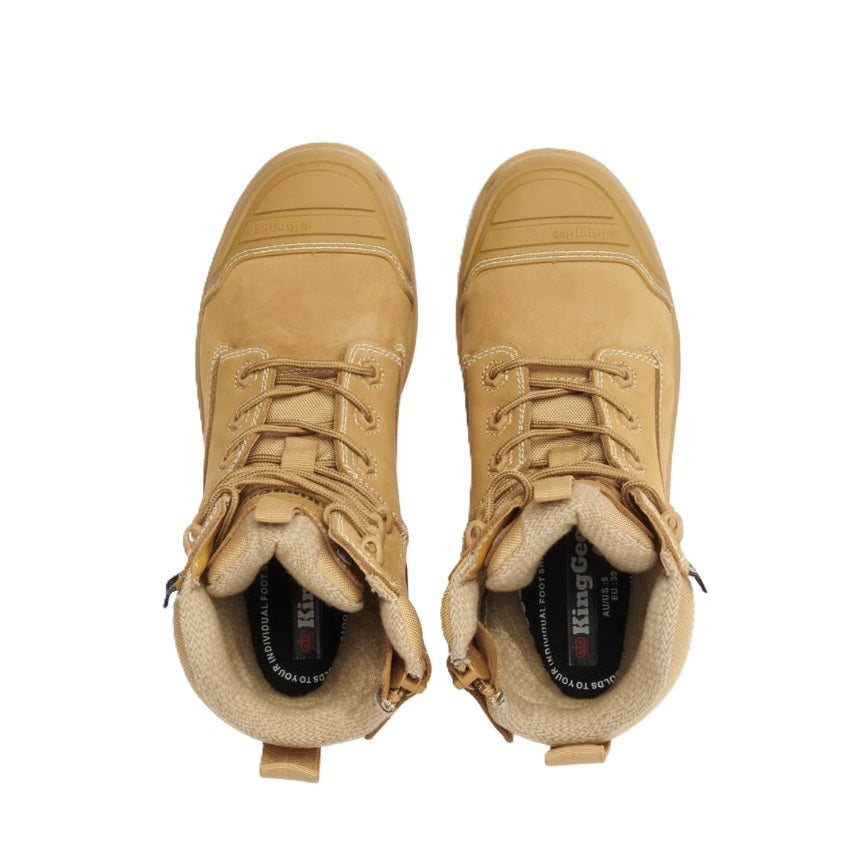 KingGee K28005 Onyx Women's 6CZ Electrical Hazard Safety Composite Toe Boots - Top view