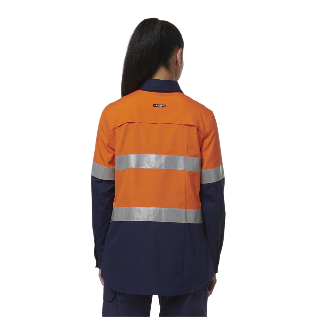 KingGee K44234 Womens Workcool Maternity Reflective Shirt