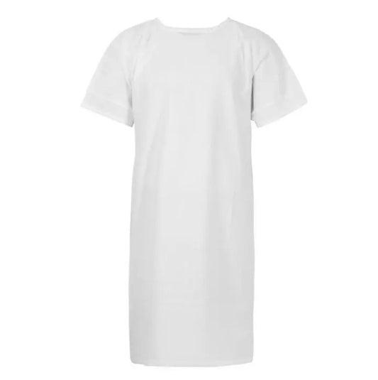 Medi8 M81808 Patient Gown Short Sleeve White One Size