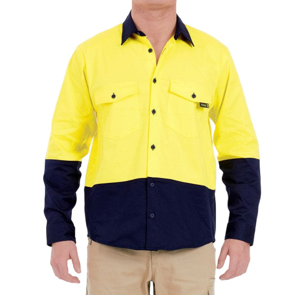 Tradie MJ1938ST Flex HiVis L/S Shirt