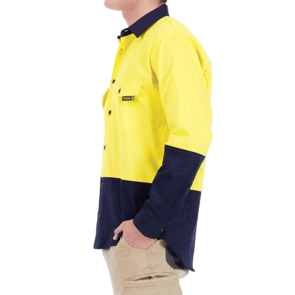 Tradie MJ1938ST Flex HiVis L/S Shirt