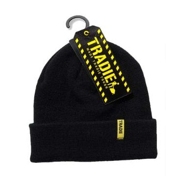 Tradie MJ1969SW Black Beanie