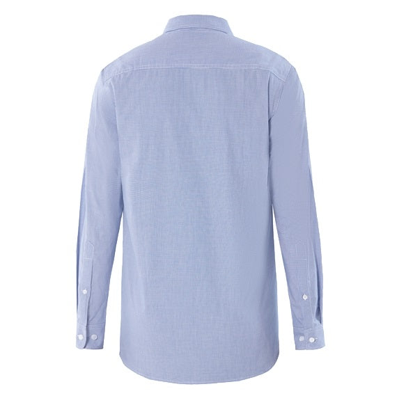 Pilbara RMPC063 Mens Yarn Dyed Check Dual Pocket Long Sleeve Shirt