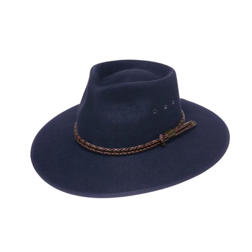 Statesman S0048730 Countryman Fur Felt Hat Navy