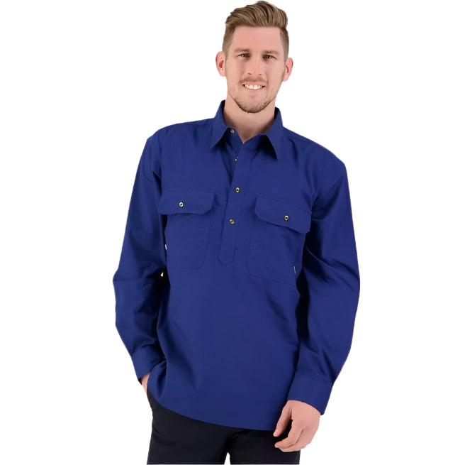 Swanndri SS18217M Bendigo Half Placket L/S Shirt